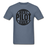 Best Pilot Ever - Black - Unisex Classic T-Shirt - denim