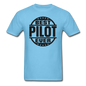 Best Pilot Ever - Black - Unisex Classic T-Shirt - aquatic blue