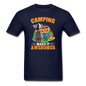 Camping Is Awesome - Beer - Unisex Classic T-Shirt - navy