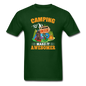 Camping Is Awesome - Beer - Unisex Classic T-Shirt - forest green