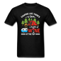 Camping - Bottle Of Wine - Unisex Classic T-Shirt - black