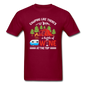 Camping - Bottle Of Wine - Unisex Classic T-Shirt - burgundy