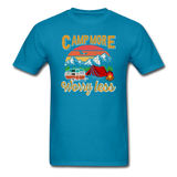 Camp More Worry Less - Unisex Classic T-Shirt - turquoise