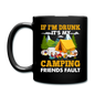 Camping - Drunk - Friends Fault - Full Color Mug - black