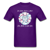The More People I Meet - Cats - White - Unisex Classic T-Shirt - purple