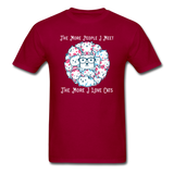 The More People I Meet - Cats - White - Unisex Classic T-Shirt - dark red