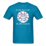 The More People I Meet - Cats - White - Unisex Classic T-Shirt - turquoise