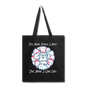 The More People I Meet - Cats - White - Tote Bag - black