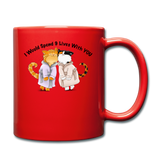 I would Spend 9 Lives WIth You - Full Color Mug - red