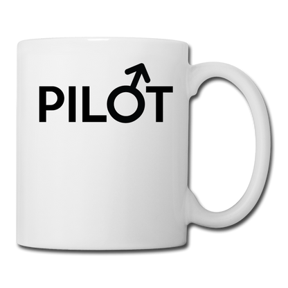 Pilot - Male - Black - Coffee/Tea Mug - white