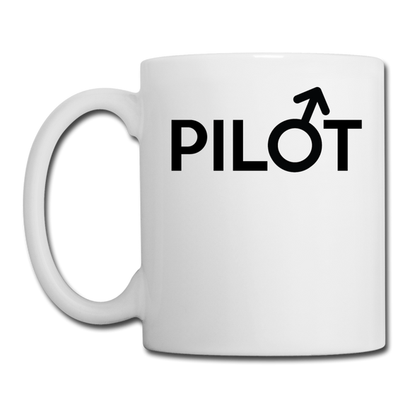 Pilot - Male - Black - Coffee/Tea Mug - white