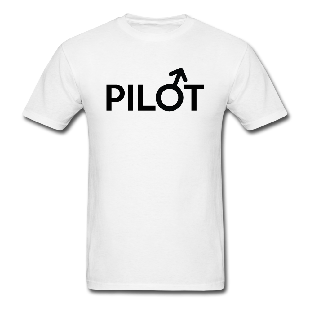 Pilot - Male - Black - Unisex Classic T-Shirt - white