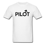 Pilot - Male - Black - Unisex Classic T-Shirt - white