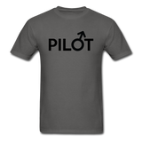 Pilot - Male - Black - Unisex Classic T-Shirt - charcoal