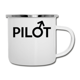 Pilot - Male - Black - Camper Mug - white