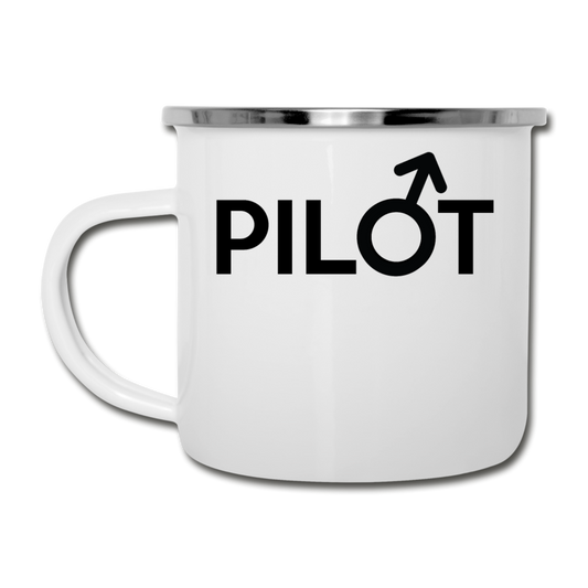 Pilot - Male - Black - Camper Mug - white