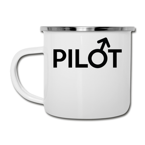 Pilot - Male - Black - Camper Mug - white