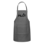 Pilot - Male - Black - Adjustable Apron - charcoal