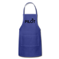 Pilot - Male - Black - Adjustable Apron - royal blue