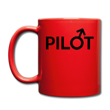 Pilot - Male - Black - Full Color Mug - red