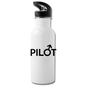 Pilot - Male - Black - Water Bottle - white