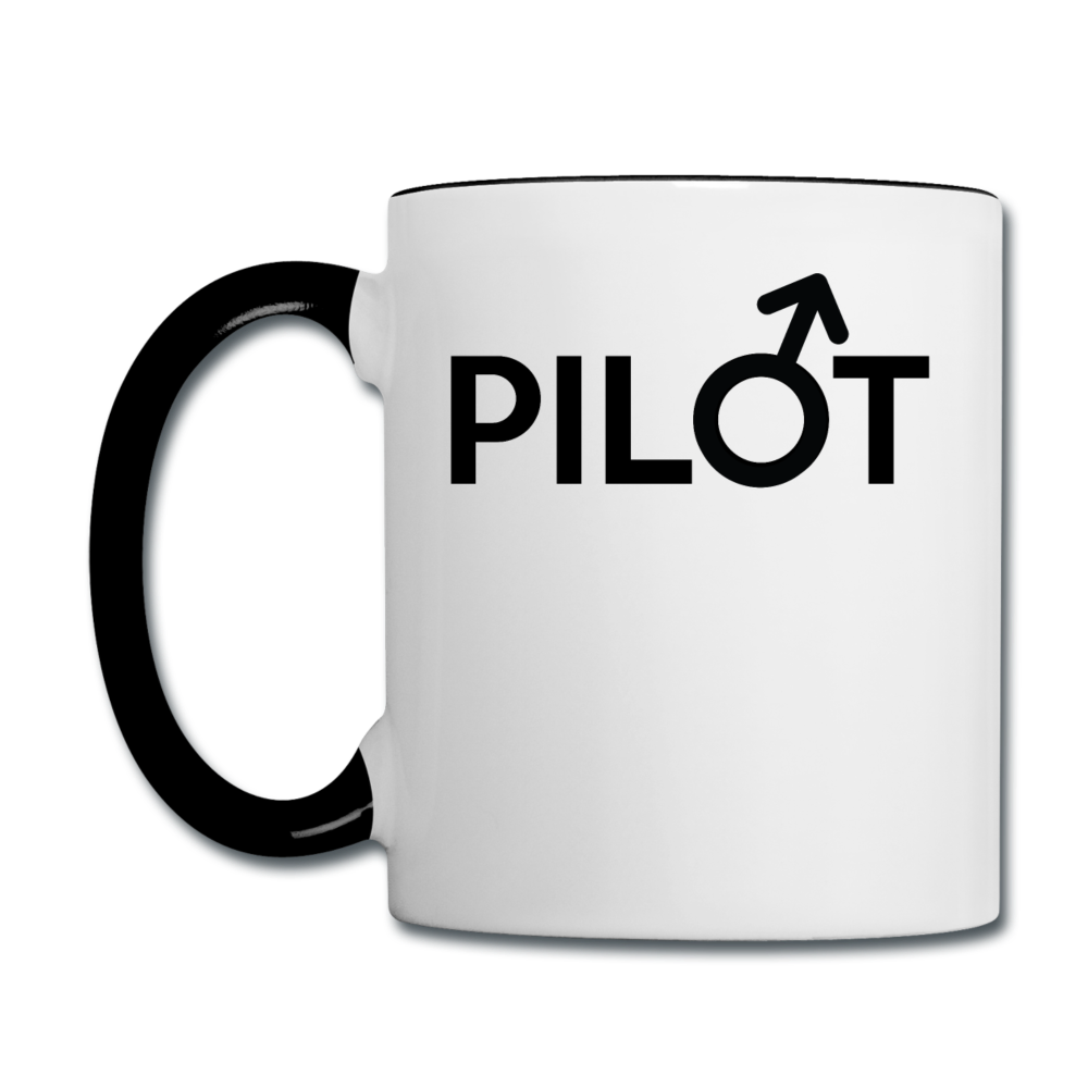 Pilot - Male - Black - Contrast Coffee Mug - white/black