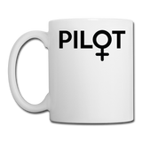 Pilot - Female - Black - Coffee/Tea Mug - white