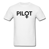 Pilot - Female - Black - Unisex Classic T-Shirt - white