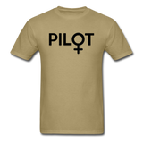 Pilot - Female - Black - Unisex Classic T-Shirt - khaki