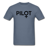 Pilot - Female - Black - Unisex Classic T-Shirt - denim