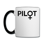 Pilot - Female - Black - Contrast Coffee Mug - white/black