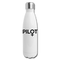 Pilot - Female - Black - Insulated Stainless Steel Water Bottle - white