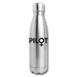 Pilot - Female - Black - Insulated Stainless Steel Water Bottle - silver