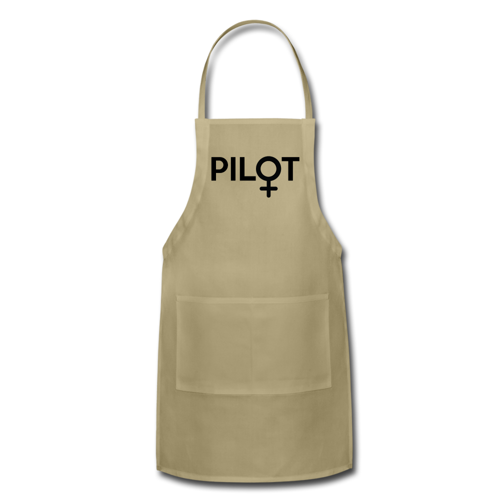 Pilot - Female - Black - Adjustable Apron - khaki