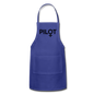 Pilot - Female - Black - Adjustable Apron - royal blue