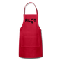 Pilot - Female - Black - Adjustable Apron - red