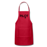 Pilot - Female - Black - Adjustable Apron - red