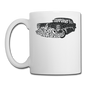 Hot Rod - Calligram - Coffee/Tea Mug - white