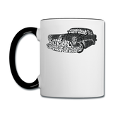 Hot Rod - Calligram - Contrast Coffee Mug - white/black