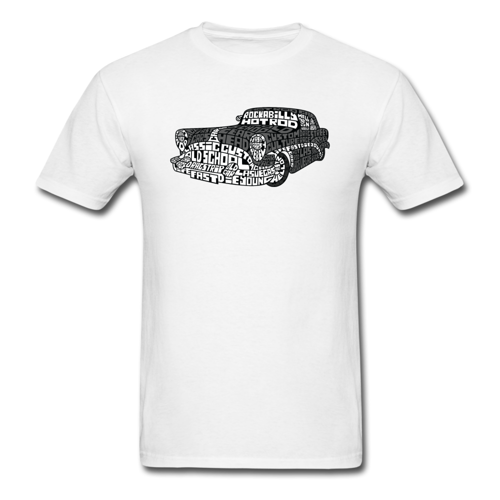 Hot Rod - Calligram - Unisex Classic T-Shirt - white