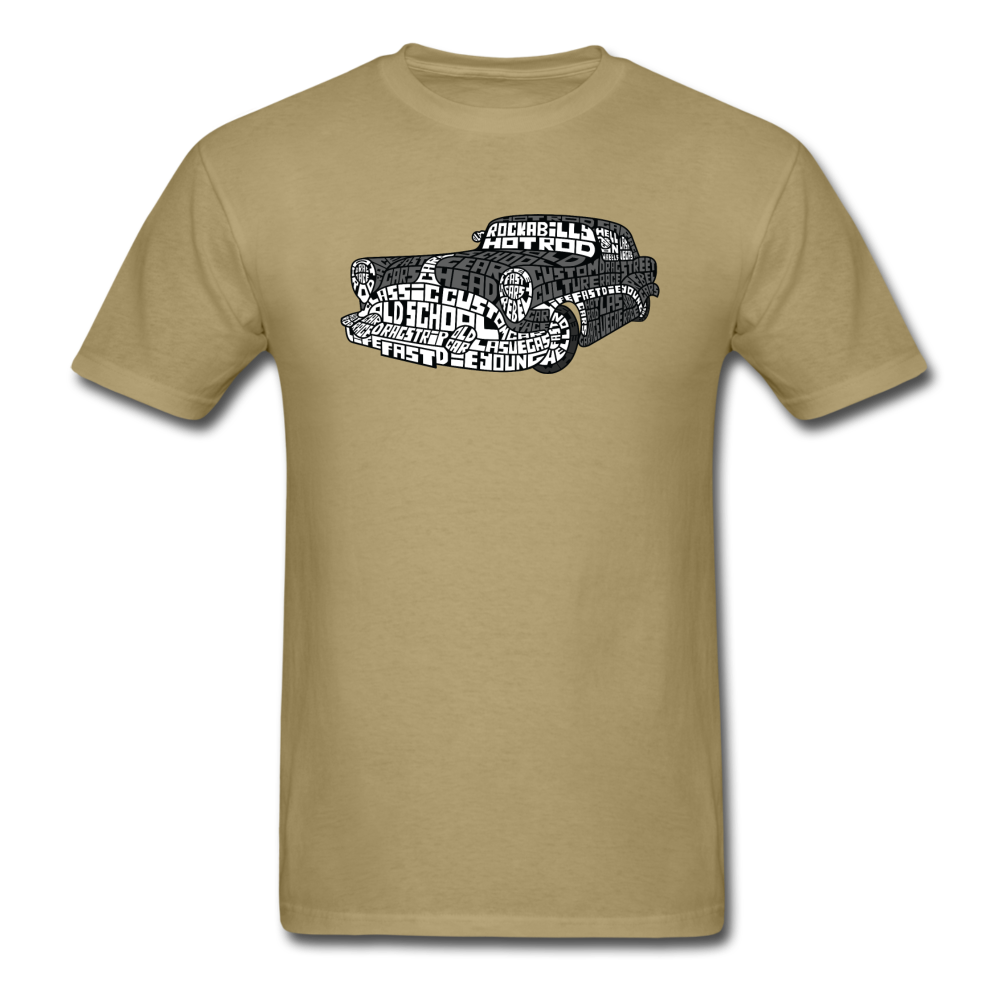 Hot Rod - Calligram - Unisex Classic T-Shirt - khaki