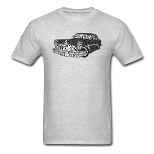 Hot Rod - Calligram - Unisex Classic T-Shirt - heather gray