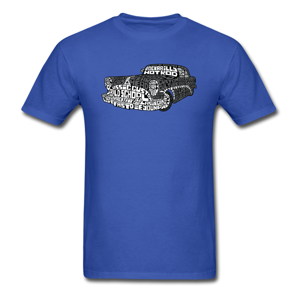 Hot Rod - Calligram - Unisex Classic T-Shirt - royal blue