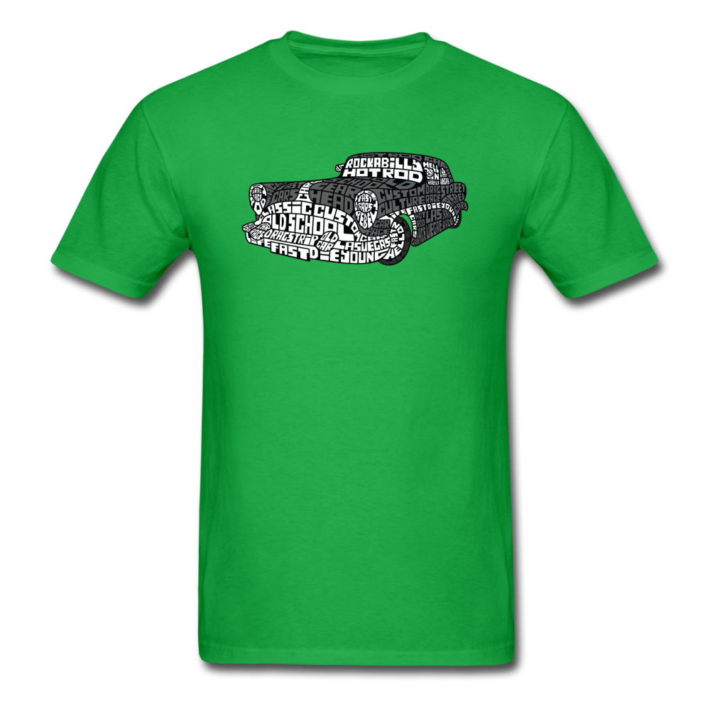 Hot Rod - Calligram - Unisex Classic T-Shirt - bright green