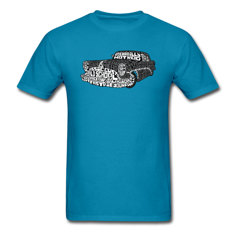 Hot Rod - Calligram - Unisex Classic T-Shirt - turquoise