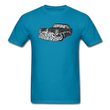 Hot Rod - Calligram - Unisex Classic T-Shirt - turquoise