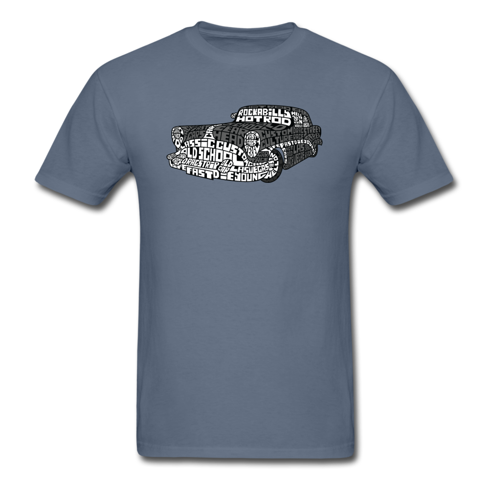 Hot Rod - Calligram - Unisex Classic T-Shirt - denim