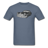 Hot Rod - Calligram - Unisex Classic T-Shirt - denim