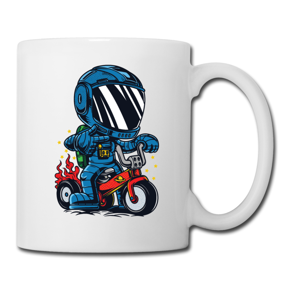 Astronaut - Bike - Coffee/Tea Mug - white