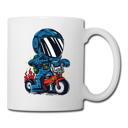 Astronaut - Bike - Coffee/Tea Mug - white